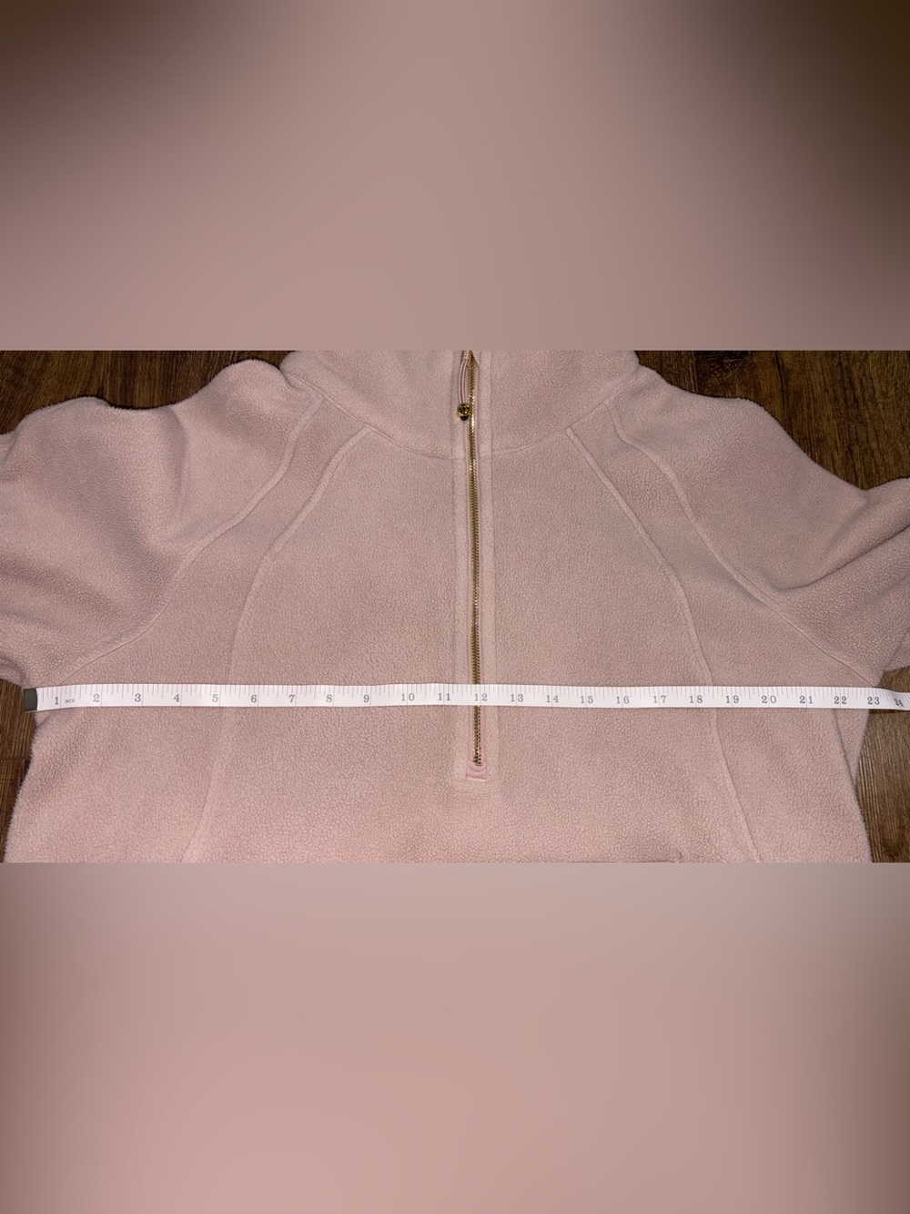 Lululemon Scuba Tumbled Fleece
Funnel-Neck Half Zip, Adaptive Pink/Gold M/L - Picture 4 of 7